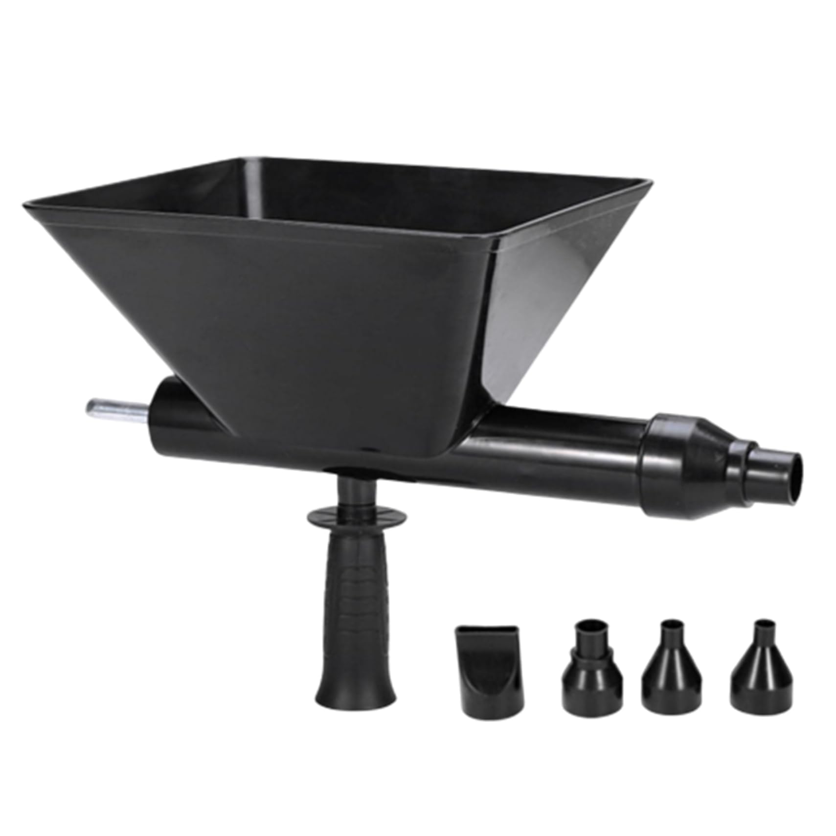 Pistola eléctrica para rejuntado con 4 boquillas - Mezcladora de Cemento portátil para Paredes y Suelos de ladrillo, Ideal para proyectos de reforma del hogar (Black)