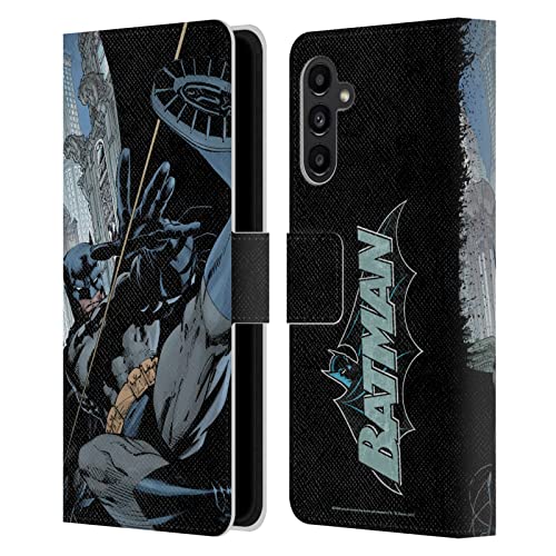 Carcasa de cuero Samsung Galaxy A13 5G Batman 608 tipo libro negra