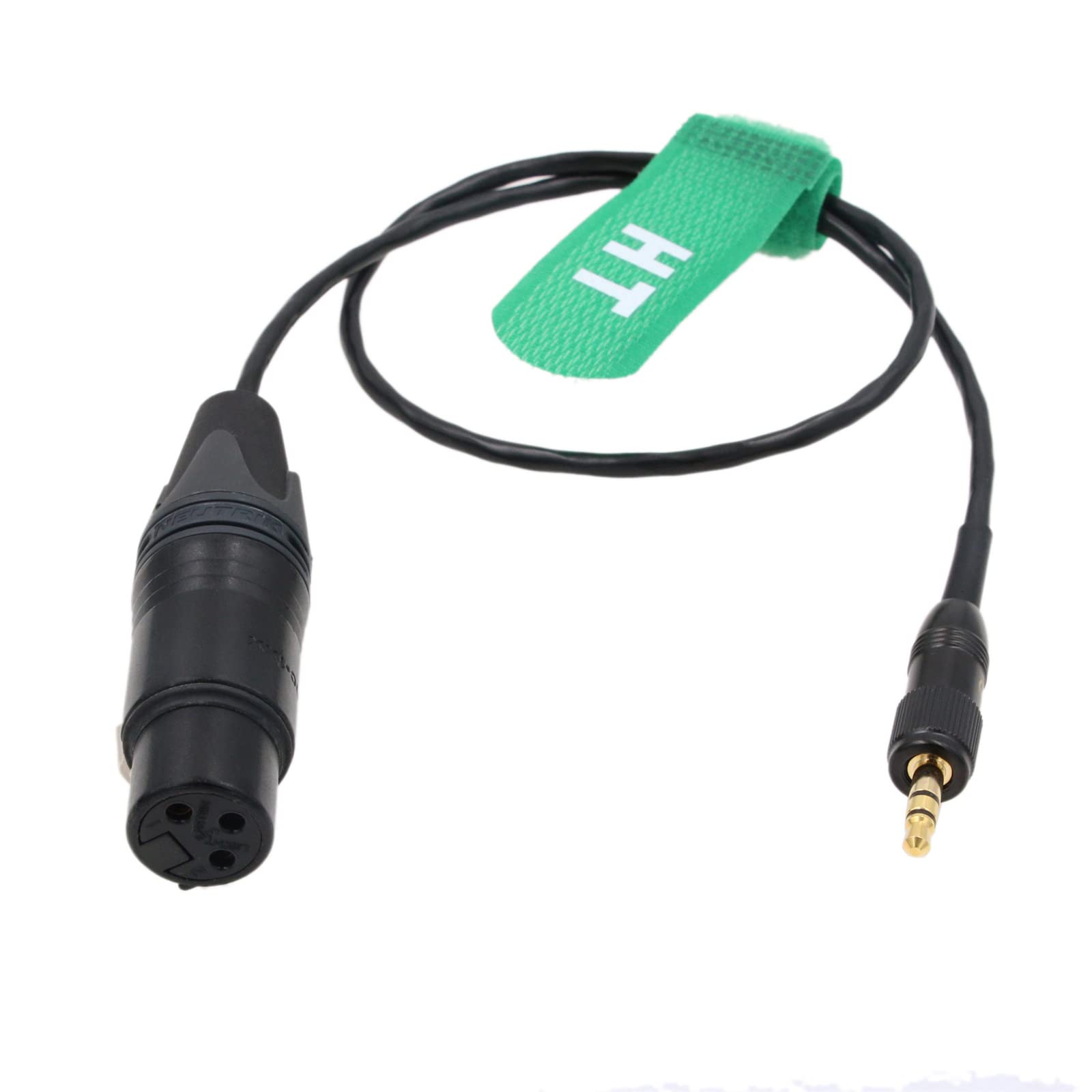 Microphone Audio Cable for Sony UWP D11 D21 Sennheiser SK500 G4 Transmitter XLR 3 Pin Female to Locking 3.5mm 1/8" TRS 20"
