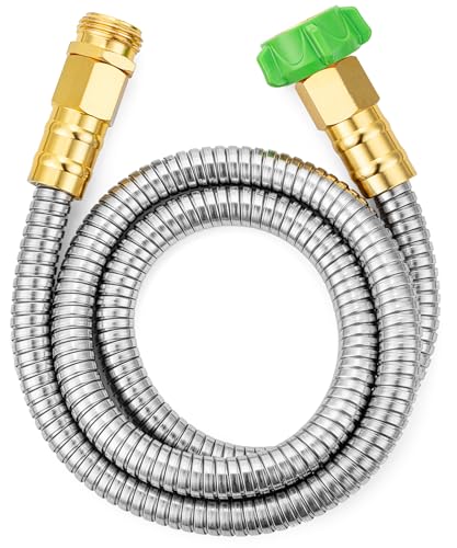 UNCO 6ft Stainless Steel No Kink Garden Hose