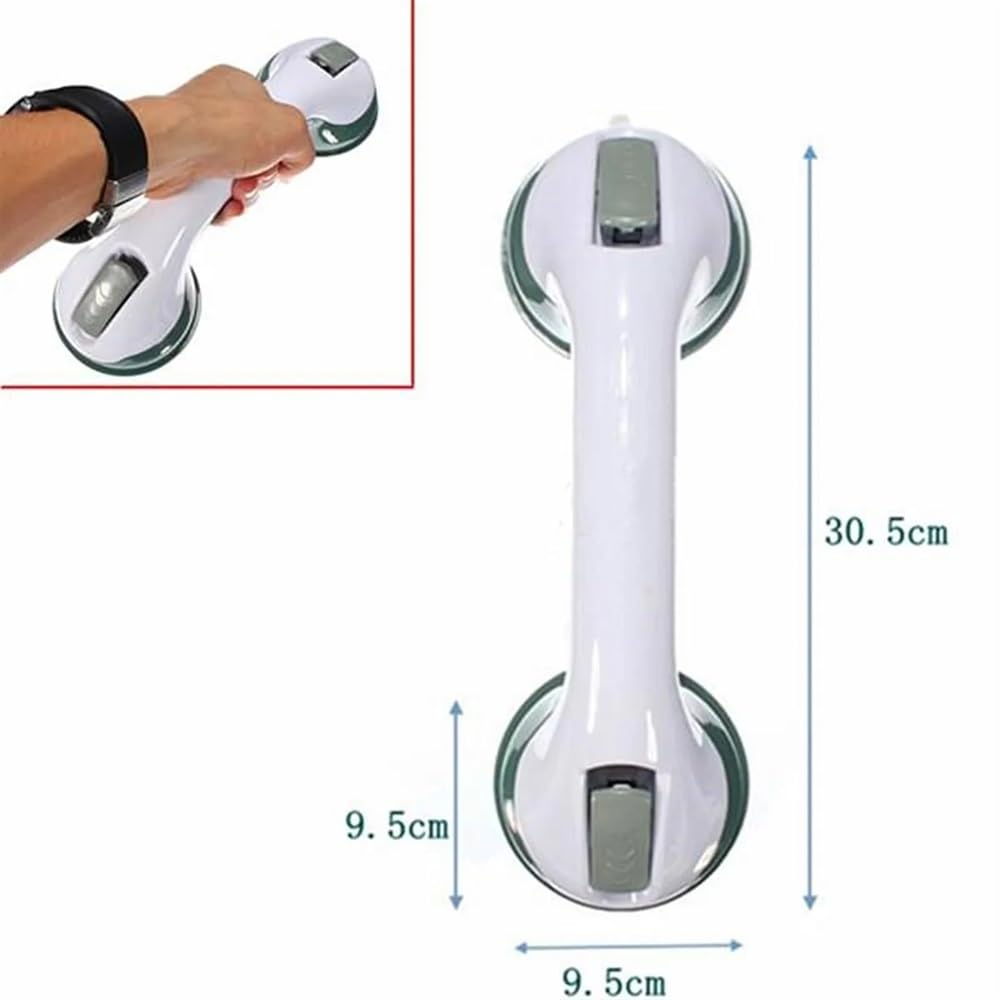 2 piezas de manija de ventosa for baño, manija de agarre for pasamanos de seguridad for personas mayores, baño, ducha, bañera, inodoro, ducha, accesorios for baño Asidero Baño