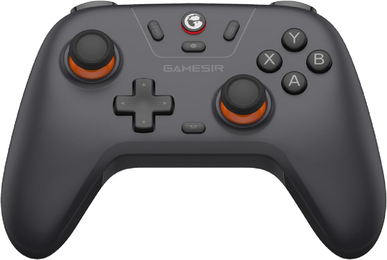 GameSir Nova Lite Wireless Controller – 2.4G & Bluetooth Gamepad for Windows PC, iPhone, Android, Switch & Steam Deck – Hall Effect Triggers, Turbo Function, Rumble Vibration (Translucent Black)