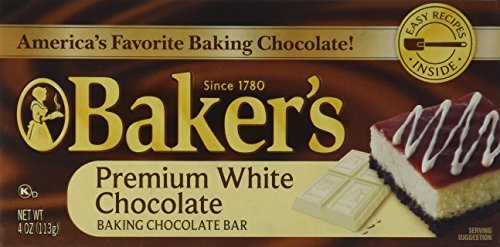 Baker's Unsweetened Baking Chocolate Bar, 4 Oz (Pack of 4) KOSHER Okd