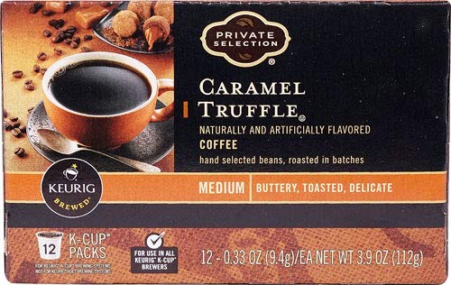 Private Selection K-Cups de café con trufa de caramelo, 12 unidades (paquete de 2)