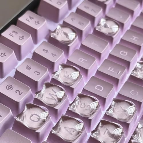 Cat Keycap, Kit de teclas gato para teclado, 30 piezas miniatura 2
