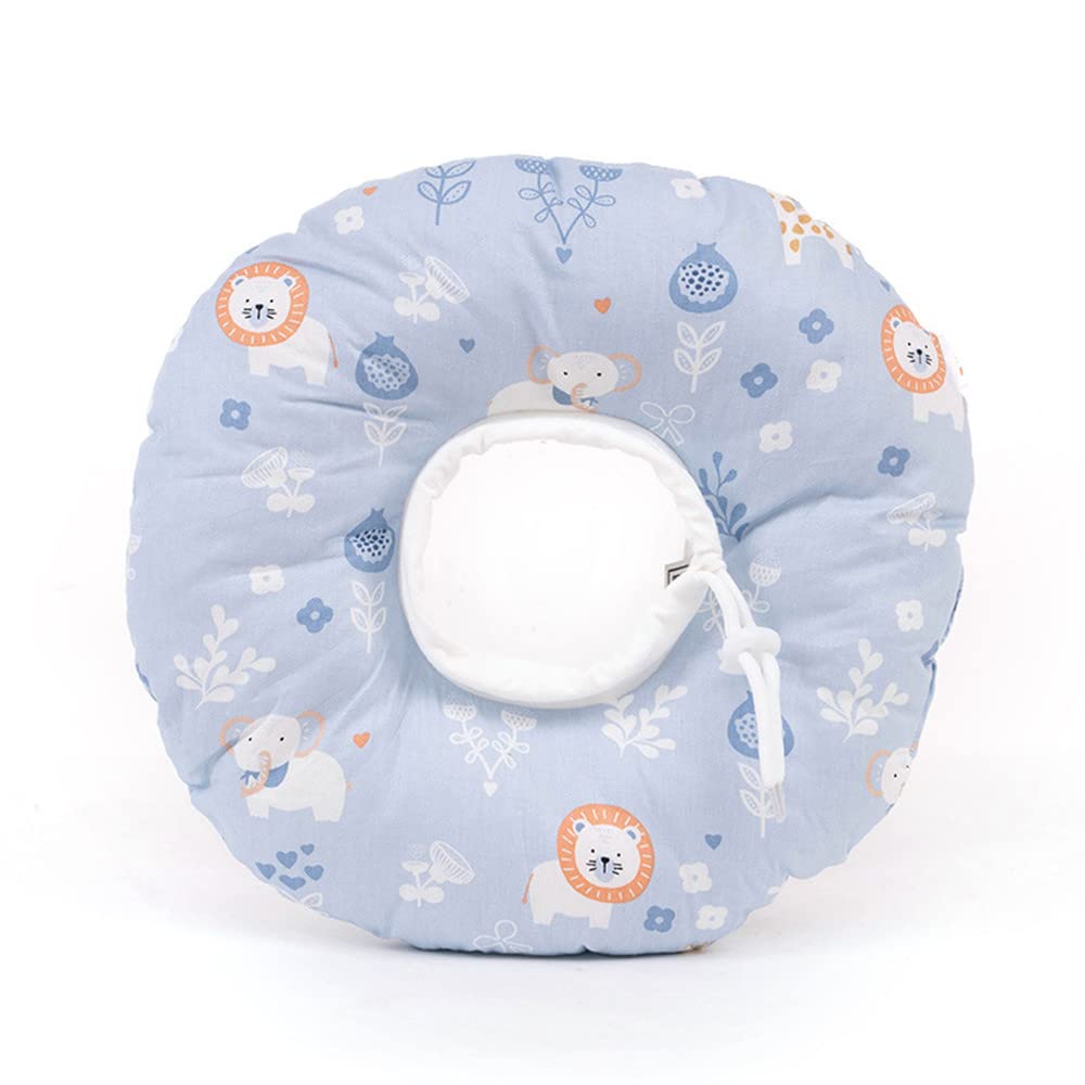 Collar Isabelino Gato Collar de Recuperación para Mascotas Collar Protector para Gato Collares Cono de Suave (S, Lila)