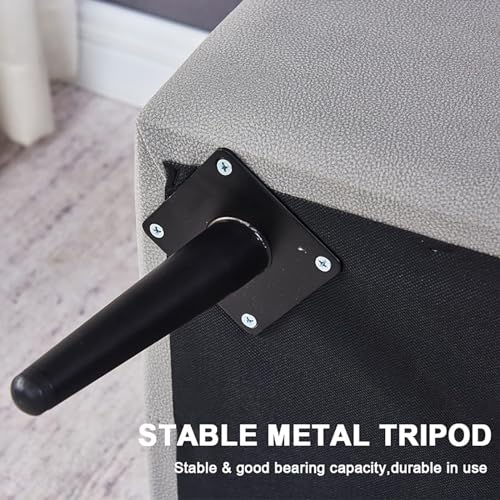 Chaussures qui traînent ? Solution avec ce banc de rangement ottoman