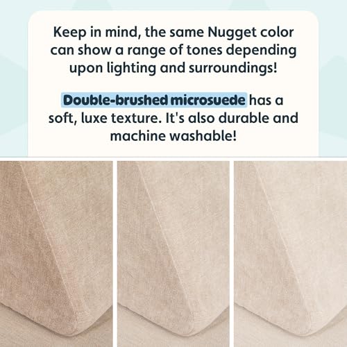 Image of Nugget - The Original Play Couch for Kids - Modular Foam Children's Sofa for Playroom, Imagination, & Creative Open Ended Play - Washable & Convertible Playroom Furniture, Dunebuggy