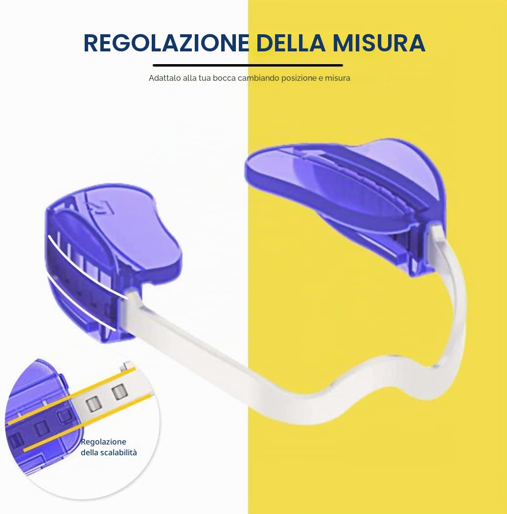 KOHEEL Bite Dentale regolabile, ferma il bruxismo, non c'è bisogno di bollire, elimina il serraggio dei denti (2 pezzi)