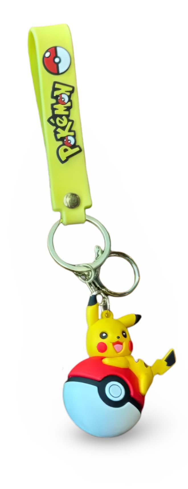 Pokemon | Pokeball Keyring/Bag Charm Figure | 15+ Years | Pikachu (Style 2) — image 1
