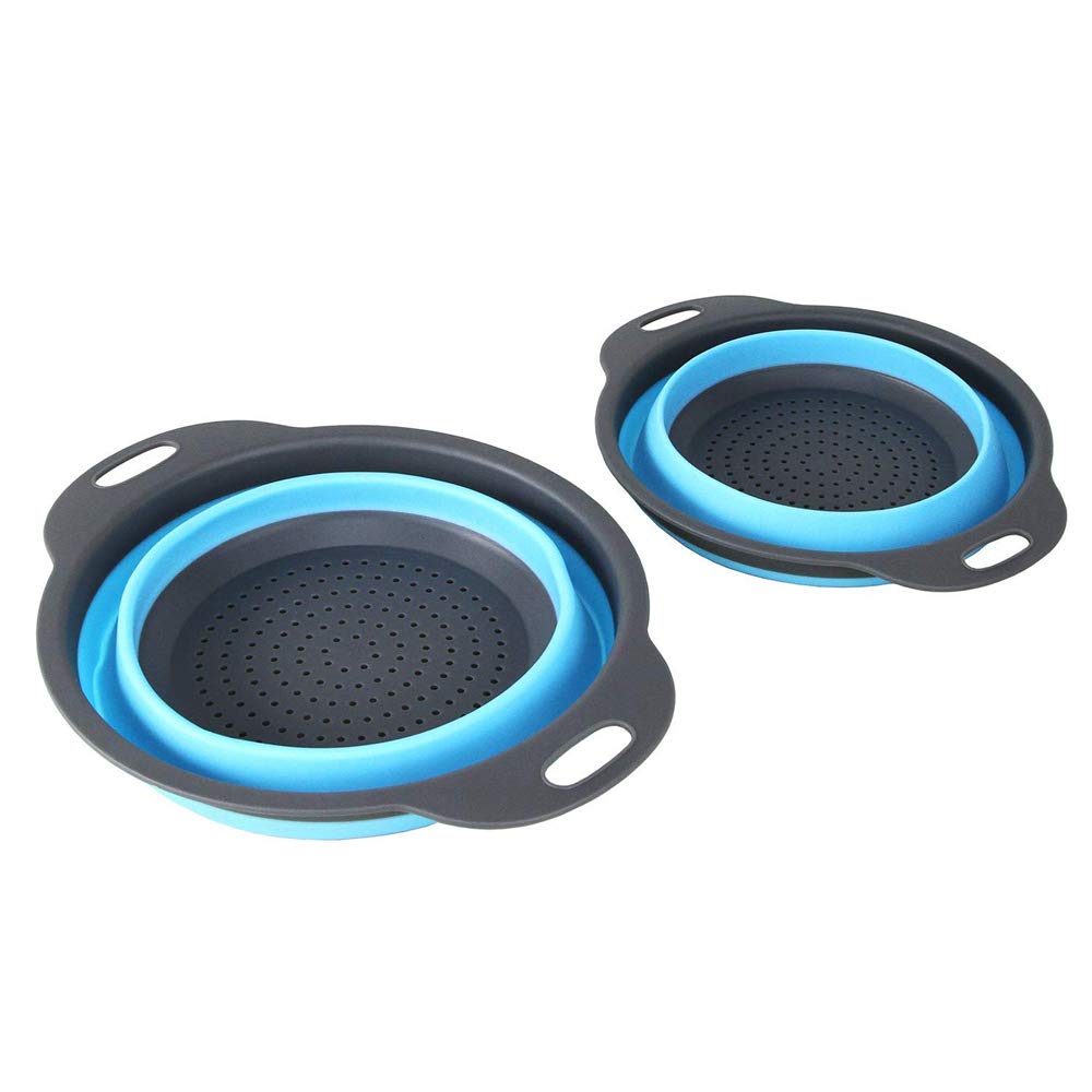 Set 2 Colini Pieghevoli In Silicone, Grandi E Piccolo, Per Pasta E 1102200