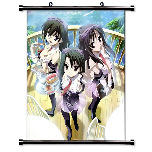 スクールデイズ SchoolDays ポスター Amazon.com: School Days Anime Game Fabric Wall Scroll Poster (32