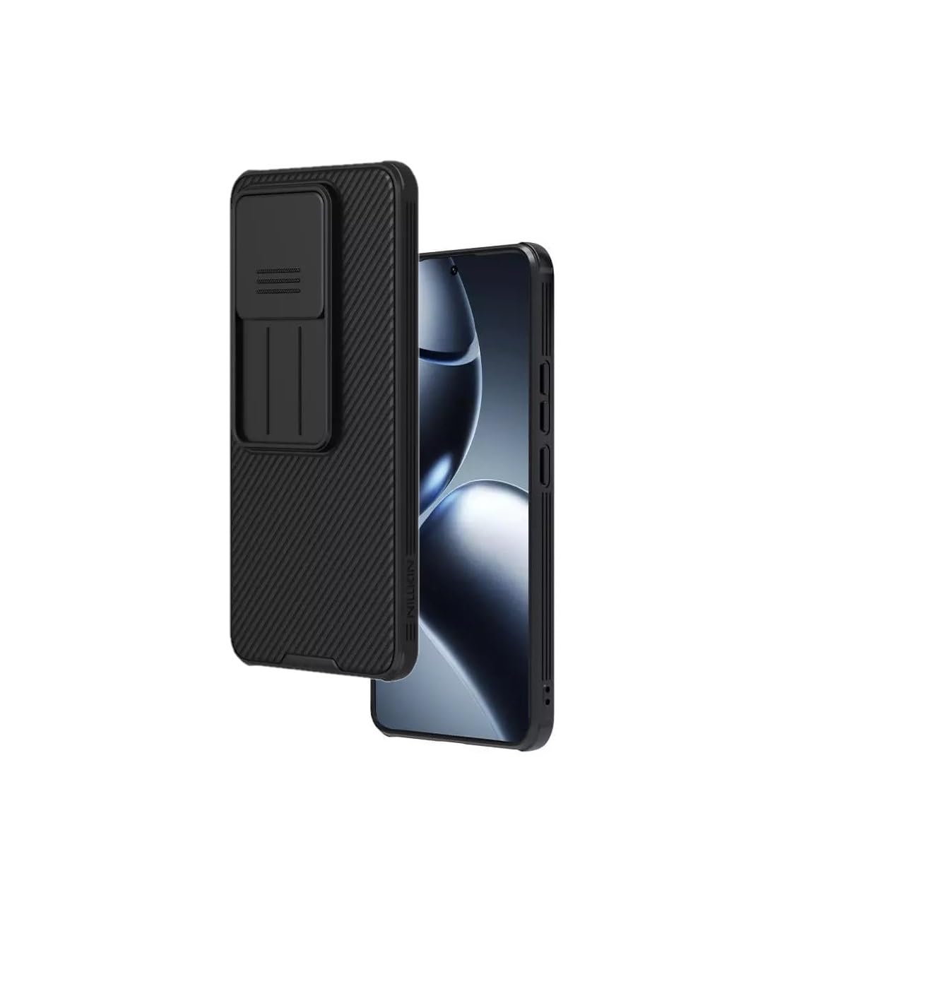 Case designed for Xiaomi 14T Pro, nillkin CamShield case Protective Cover with Camera Protector Hard PC Ultra Thin Anti-Scratch Phone Case For Xiaomi 14T Pro 5G (Black)