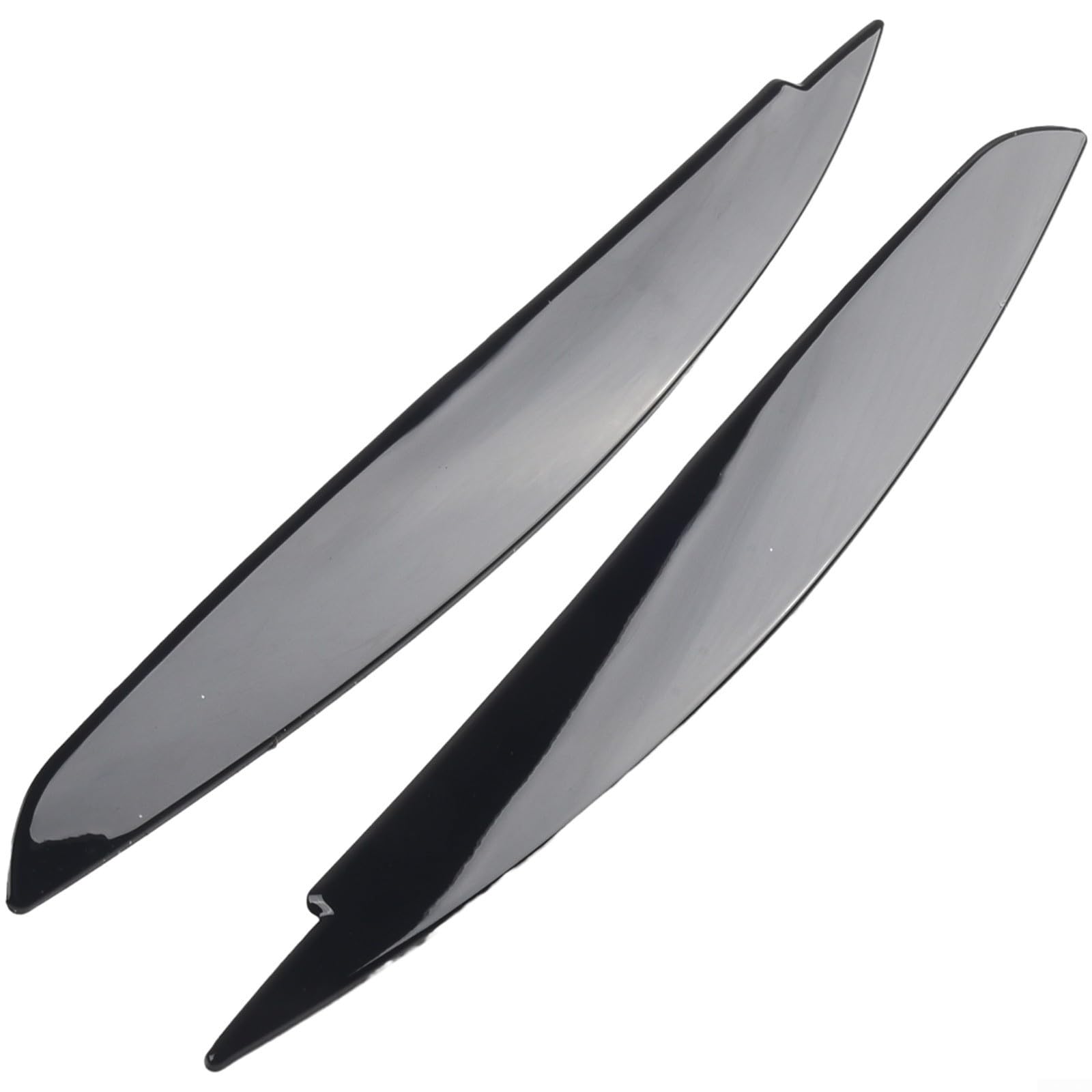Pegatinas de plástico negro para cejas, faros delanteros, para BMW Serie 1 E87, E88, E81, E82, párpados, cejas 2008 – 2008 – 13