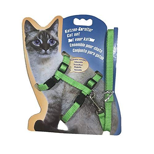 Gizhome HOWDIA Cat Harness & Leash, Adjustable, Escape-Proof