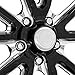 US Mag 1PC U117 RAMBLER Black Wheel Gloss (18 x 8. inches /5 x 120 mm, 1 mm Offset)