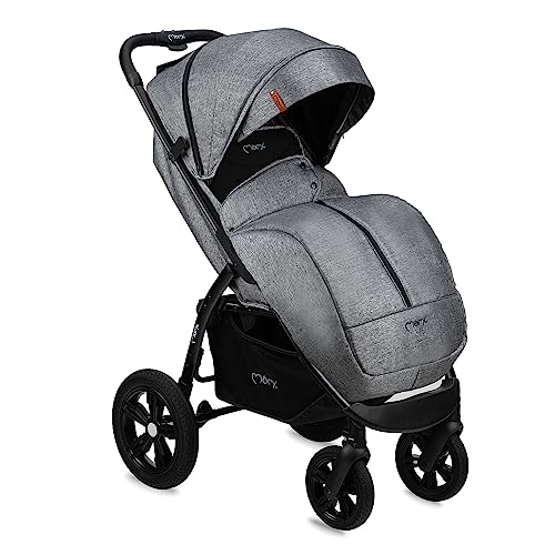 Miniatura 5 de Momi Miya Silla De Paseo Para Niños A Partir De 6 Meses Hasta 22 Kg , Arnés Ajustable De 5 Puntos, Cesta De La Compra, Saco Para Los Pies, Portabebidas, Protector De Lluvia Y Mosquitera