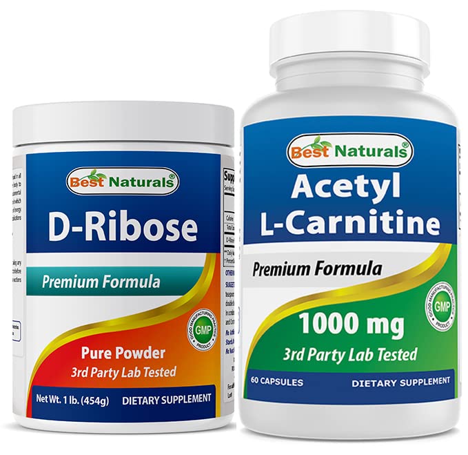 l carnitine and d ribose Amazon.com: Best Naturals D-Ribose Powder 1 Pound & Acetyl L-Carnitine 1000mg : Health & Household