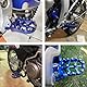 AnXin Fußrasten für Geländemotorräder, CNC, YZ65, YZ85, YZ125, YZ250, YZ250F, YZ426F, YZ450F, YZ125X, YZ250X, YZ250FX, YZ450FX, WR250F, WR426F, WR450F, Blau