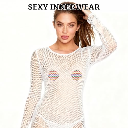 Image of Glitters Pasties Rave Pack Nipple Covers Stickers Disposable Sticky Breast Petals Bra for Women Rave Outfit Party