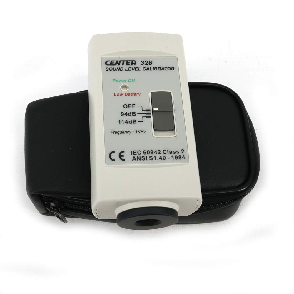 CENTER-326 Sound Level Calibrator – Kalibrierer Für Schallpegelmesser, Neu