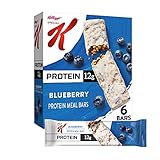 Kellogg's Special K Protein Bars, Meal Replacement, Protein Snacks, Blueberry, 9.5oz Box (6 Bars)