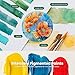 MyArtscape Watercolor Paint Set - 12 x 21ml Tubes - Lightfast - Highly Pigmented - Vibrant Colors - Fade Proof - Painting Kit for Adults & Hobby Painters - Professional Watercolors Supplies
