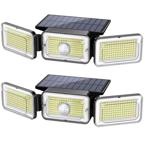Solar-Flood-Lights-Outdoor-3000LM-IP65-Waterproof-Security-Lights Solar Flood Lights Outdoor, 3000LM IP65 Waterproof Security Lights - Image 1