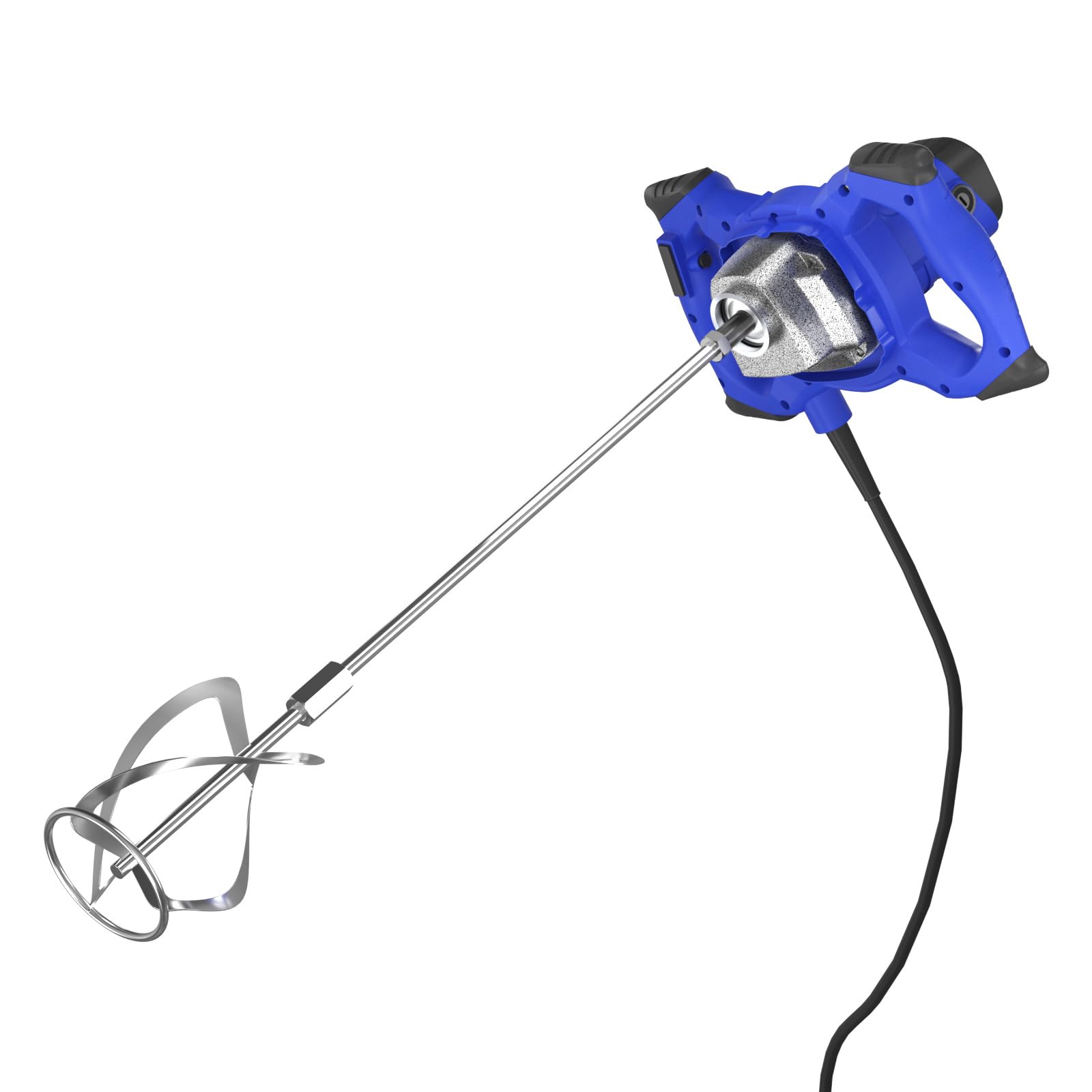 Bétonnière électrique portable - 1700 tr/min - 6 vitesses réglables - Tige filetée M14 pour mélanger le mortier et l'adhésif