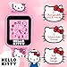 Hello Kitty Kids Smartwatch - Interactive Touchscreen with 10 Watch Faces, Camera, Games, Alarm, Step Tracker & More - Fun Gift for Girls with Pink Silicone Strap - Fits Wrists 5.5'' to 8.0