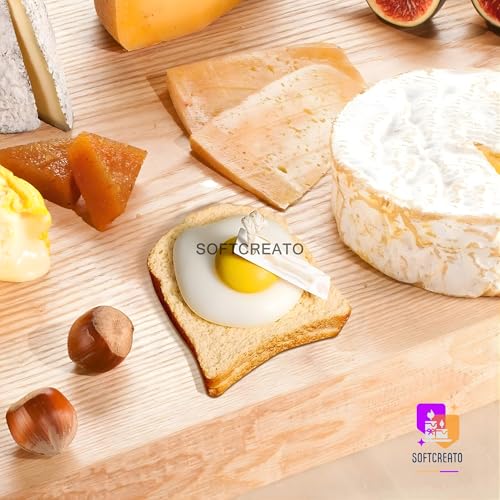 Image of Bread Toast Slice Silicone Candle Mould | Dessert Cake Shape Candle Making Mould | Aesthetic Bakery Theme Wax, Soap, Resin Mold | Decorative Candle Mould Silicone for DIY Craft (Bread Slice)