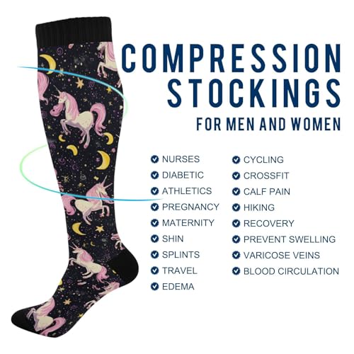 Image of Pigsaly Red White Polka Dot Womens Compression Socks Athletic Tube Sock Knee High Socks Outdoor Sport Socks