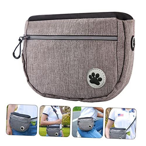 BESPORTBLE Hundetrainings Bauchtasche aus Strapazierfähigem Material mit Herausnehmbarem Innenbeutel und D-Ring für Spaziergänge und Training