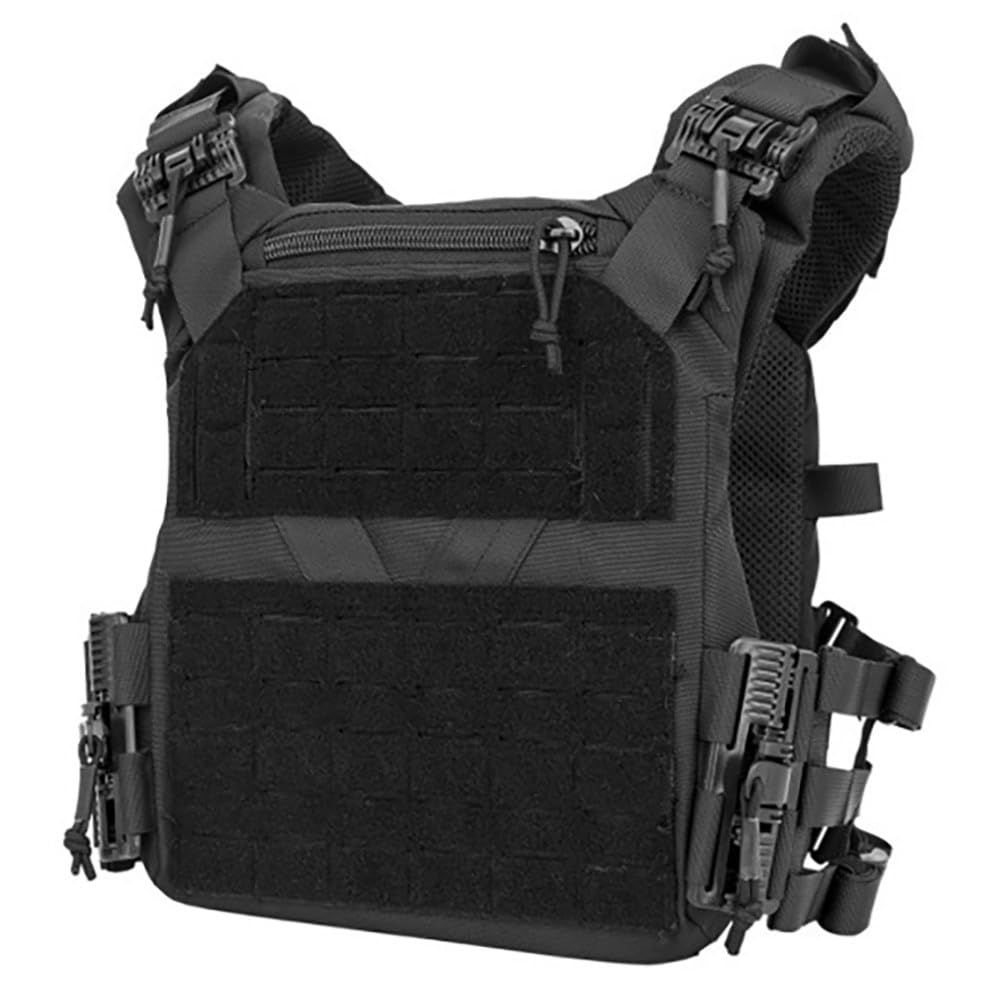 Chaleco Táctico Ajustable Compatible MOLLE con Liberación Rápida, Chaleco Utilitario Ligero, Chaleco Modular para Senderismo, Camping Y Actividades Al Aire Libre