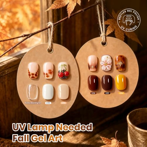 Image of Beetles Blooming Gel Polish Set, 5 Colors Fall Gel Polish