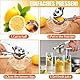 Behiruch Premium Hand Zitronenpresse aus Zinklegierung in Chrom glänzend, Zitruspresse manuell Zitronen Handpresse gross - Metall Zitronensaftpresse für die Küche - Lemon Squeezer Saft Juicer Lime
