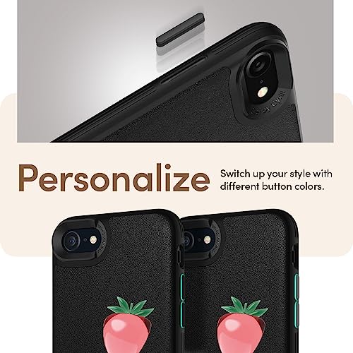 Image of [CYRILL] by Spigen Cyril iPhone SE 3 (2022) iPhone SE 2020 Case, 3rd Generation 2022, iPhone SE2 2nd Generation iPhone7 Case, iPhone 8 Case, Leather TPU Case, Durable, Lightweight, Shockproof, Camera