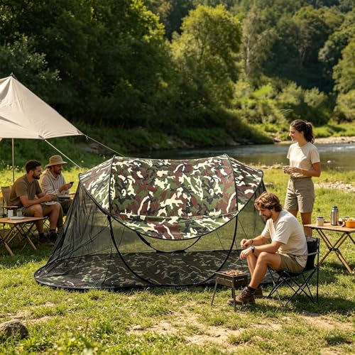 Refugio de camping impermeable y compacto con montaje rápido para senderismo y playa 5