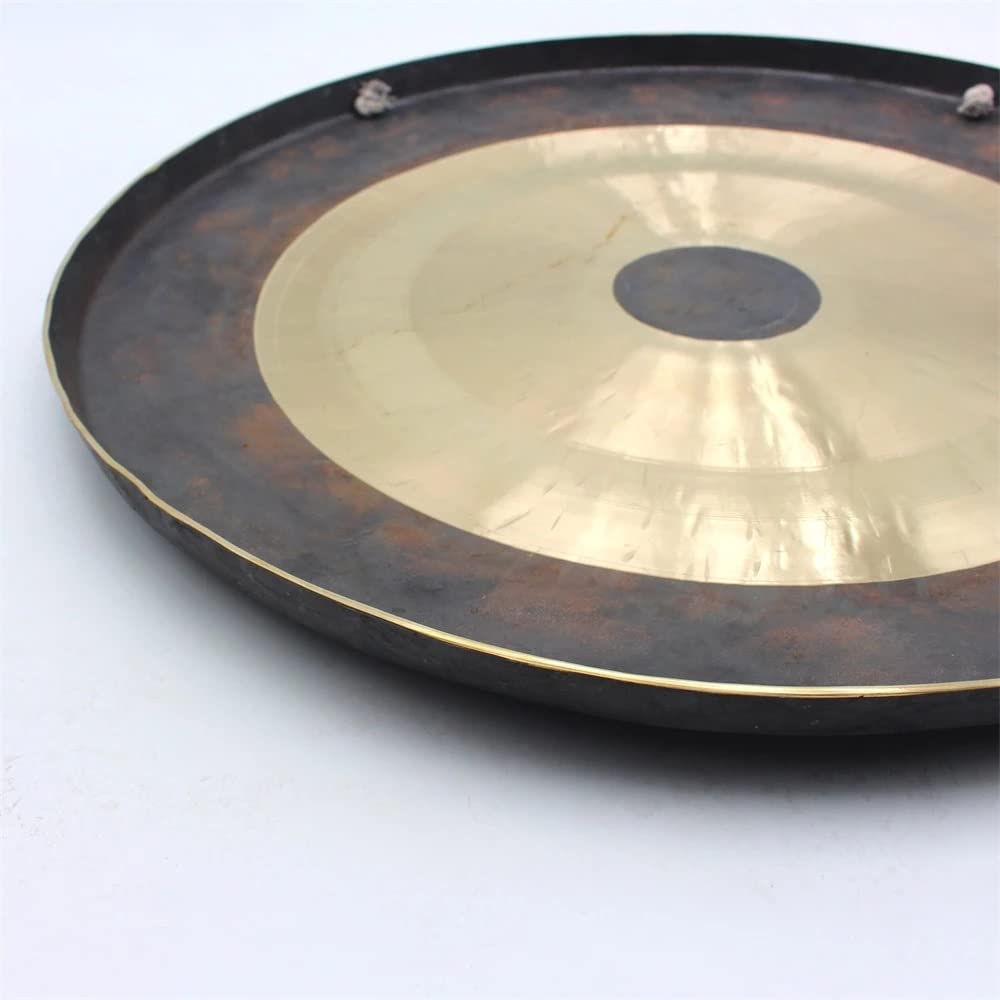 Bronze Gong, Hand Selected For Quality, Calming Sound, Beautiful Shimmering Wash Quality, For Outdoor, Patio, Home(24 Inch)