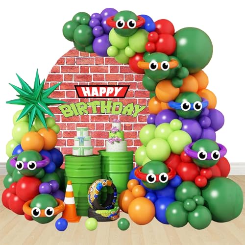 Ballons Turtle Anniversaire Décorations d'Anniversaire Ballons de Fête Décorations de Fête d'Anniversaire à Thème