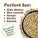 Food to Live Hulled Barley Grain, 10 Pounds - 100% Whole Grain, Vegan, Great for Home Baking, Brewing, Grinding. Rich in Selenium, Fiber. Perfect for Chili, Hot Cereal, Salads. Bulk Seeds. Made in USA