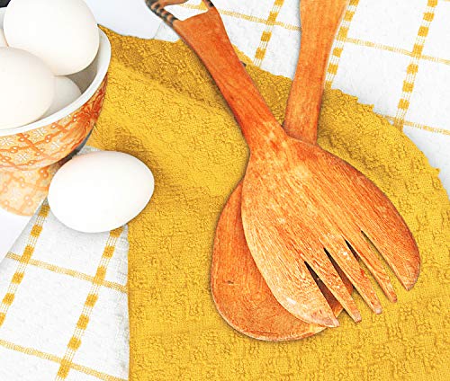 Utopia Towels Kitchen Towels [12 Pack}, 15 X 25 Inches, 100% Ring Spun Cotton Super Soft And Absorbent Linen Dish Towels, Tea Towels And Bar Towels Set (Yellow) #TOP3