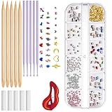 Zahn Edelstein Sets Modische Kristalle Zahn Schmuck Sets Professionelle Zahn Edelstein Sets Temporäre Edelsteine Starter Sets Ornament