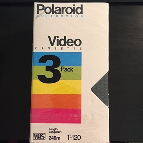 Polaroid Supercolor vidéo cassette Lot de 3 bandes VHS vierges