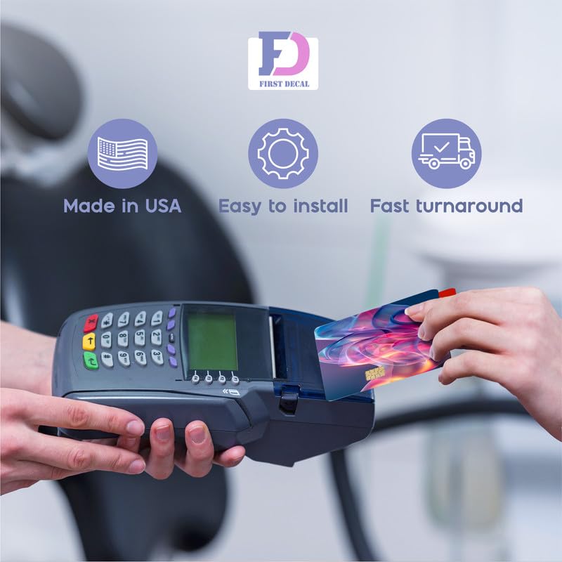 Personalized Vinyl Card Skin - Custom Bank Card Cover for Credit & Debit Cards - Slim Waterproof Sticker Wrap - Removable Card Decal for Unique Style4