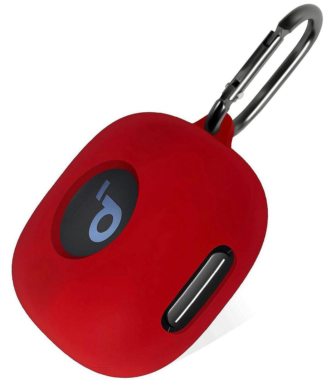 Geiomoo Silicone Case for Anker Soundcore Sport X20, Protective Cover with Carabiner (Red)