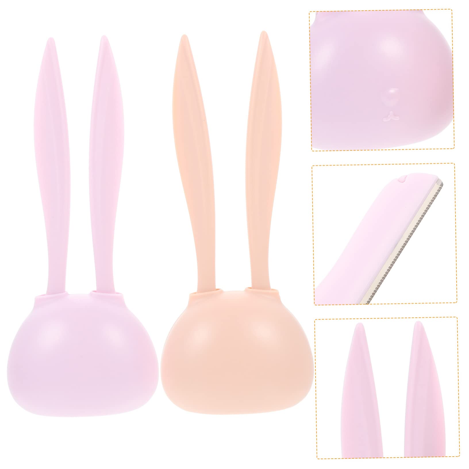 WOFASHPURET Eyebrow Razor Kit 4pcs Women's Brow Trimmer Grooming Tool Travel-Friendly