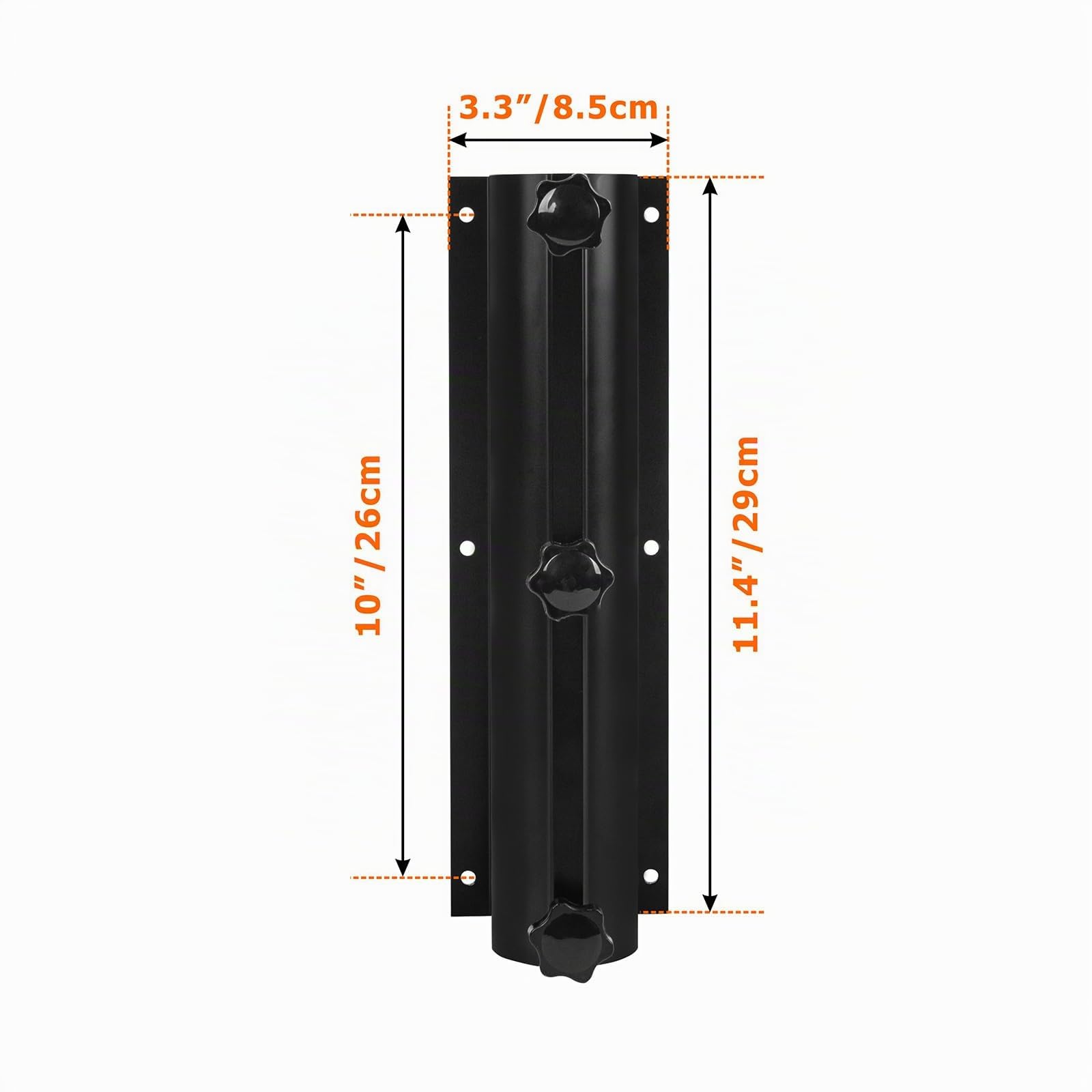 Support de parasol robuste pour terrasse, balustrade, plage, cour, balcon, bateau, hayon