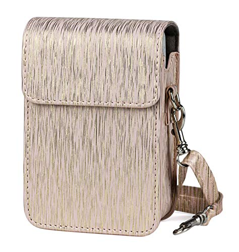 EpicGadget FujiFilm Instax Mini Liplayカメラ用ケース、PUレザーコンパクトケースバッグ、調節可能なショルダーストラップ付き、富士フィルム Instax Mini Liplayカメラ用。