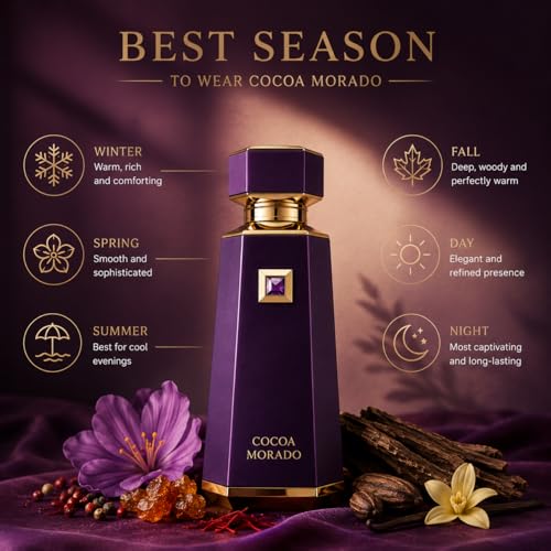 Image of French Avenue Cocoa Morado Eau De Parfum | Long Lasting Premium Fragrance | 100ml | Cinnamon,Amberwood & Cacao Butter.